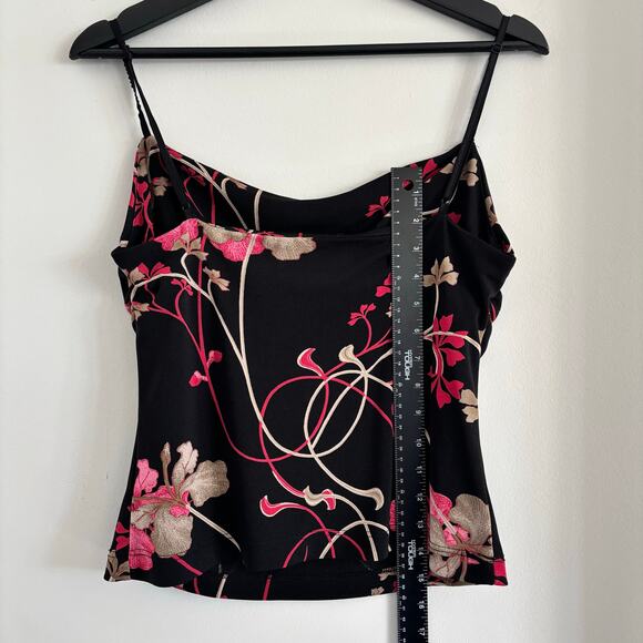 RARE VTG BCBG PARIS Floral Top & Midi Skirt (Matching Set) Y2K Size Medium - Picture 5 of 11